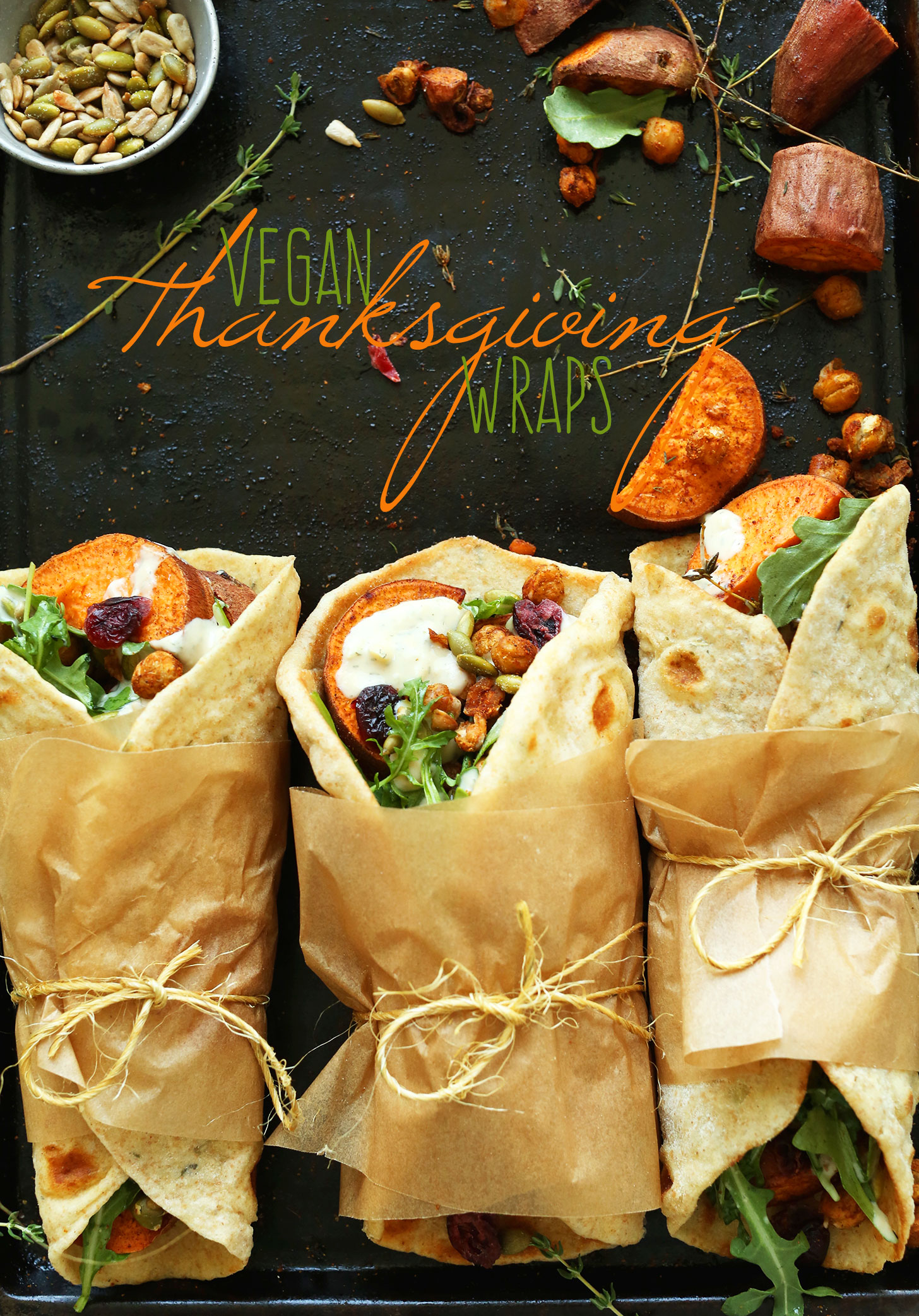 Vegan Thanksgiving Wraps | Minimalist Baker Recipes