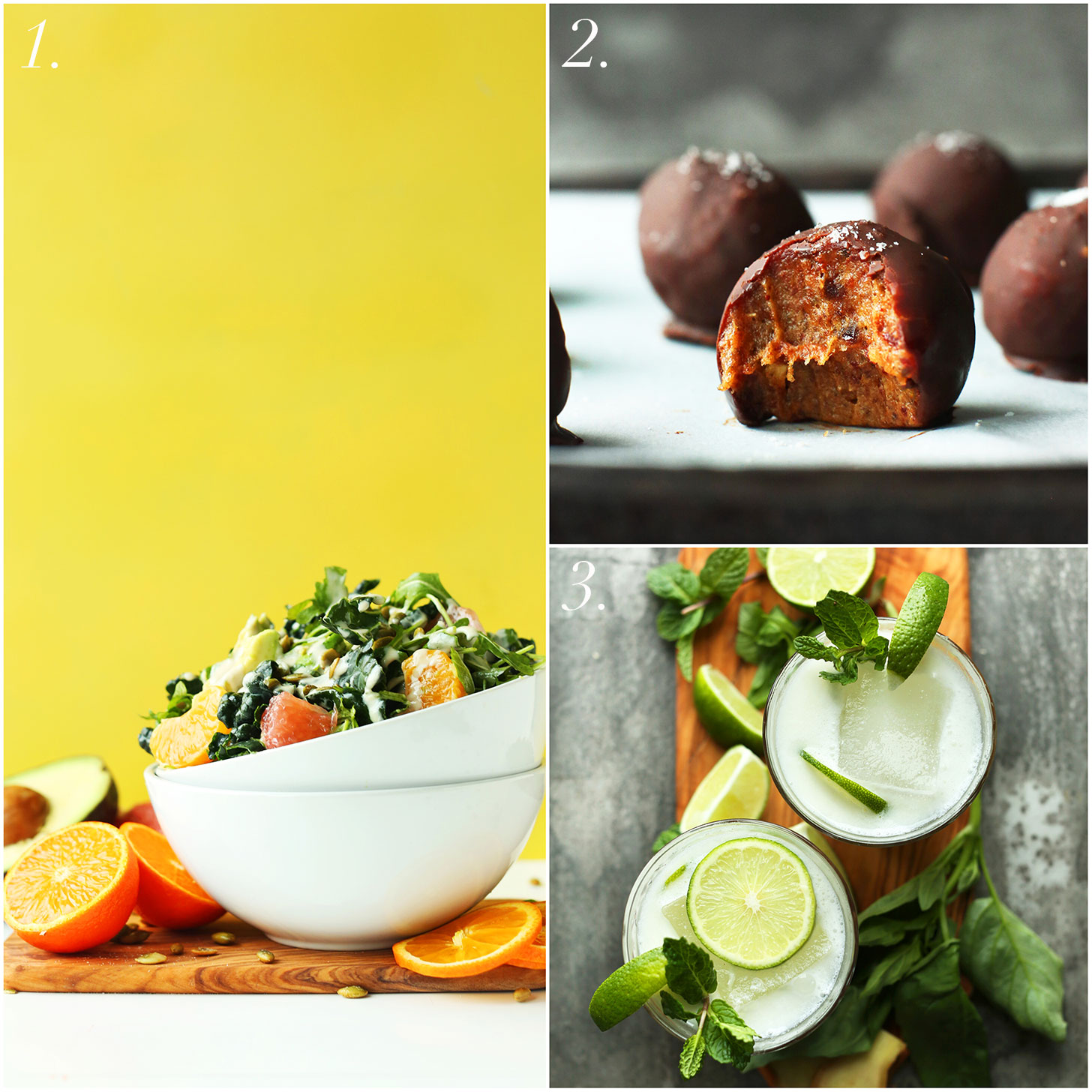 Three recipe photos for free with Everyday Cooking cookbook purchase
