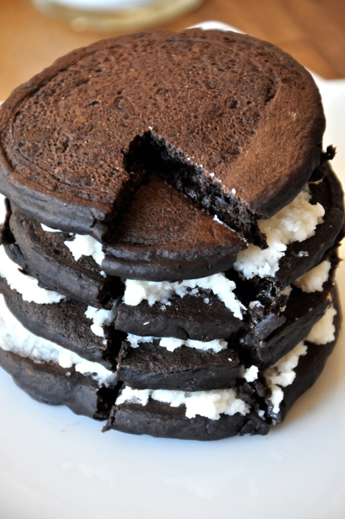 Oreo Cookie Pancakes #minimalistbaker