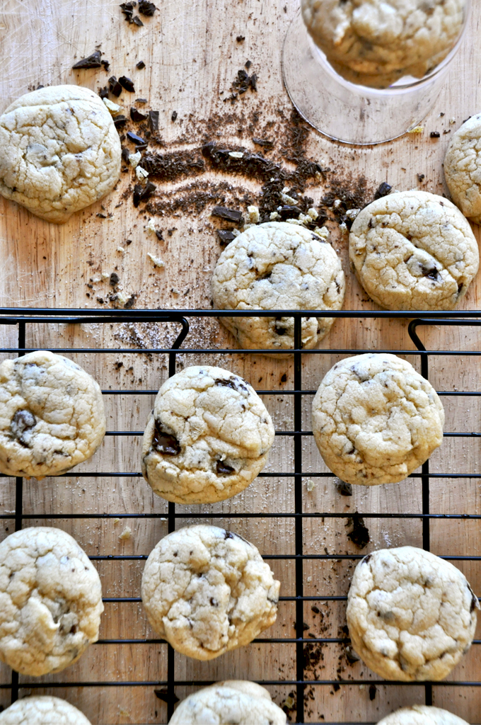 Batch of our Candied Ginger & Sea Salt Chocolate Chip Cookies recipe
