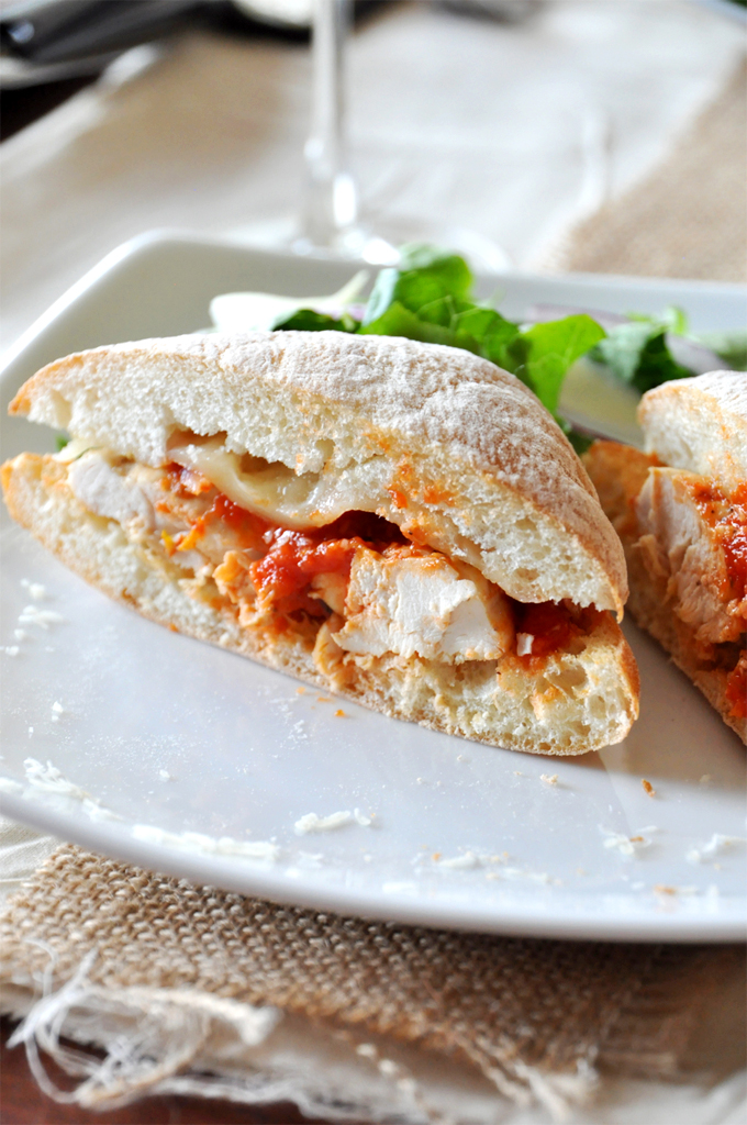 Chicken Parmesan Sandwich  Minimalist Baker Recipe