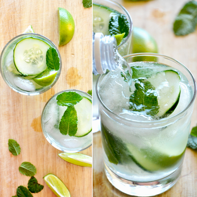 Cucumber Cooler Cocktails #minimalistbaker