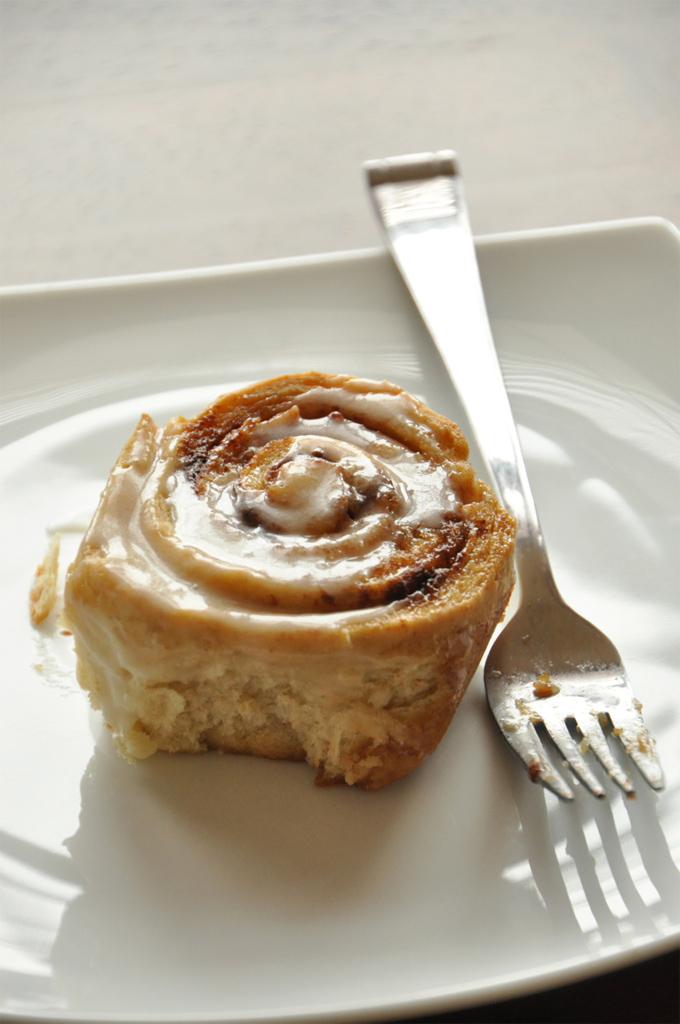 Homemade Cinnamon Roll perfect for a special Christmas morning breakfast