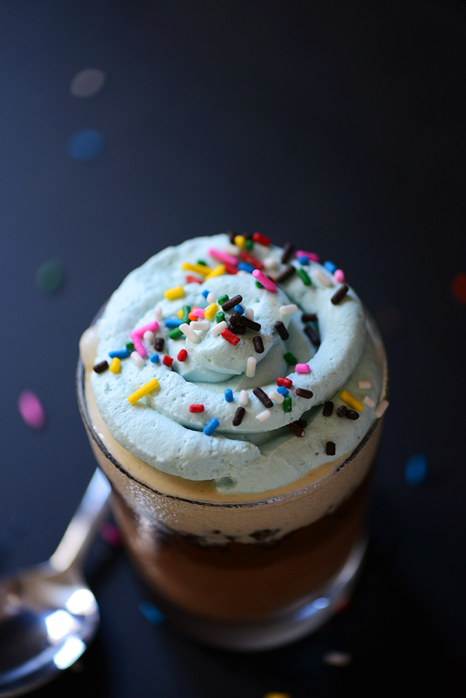 Our copycat Dairy Queen Cupcake in a glass