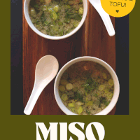Two bowls of our easy homemade miso soup recipe