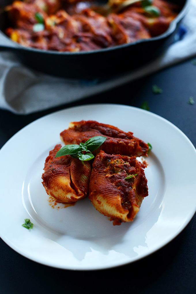 Crazy Good Classic Stuffed Shells - Baker by Nature