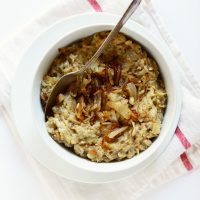 Bowl of Borani Persian Eggplant Dip for a healthy appetizer