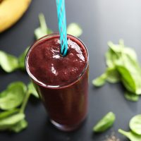 Tall glass of our 5-Ingredient Detox Smoothie