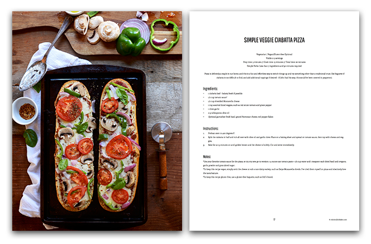 31 Meals Cookbook: 31 Healthy, Simple Dinners by Minimalist Baker