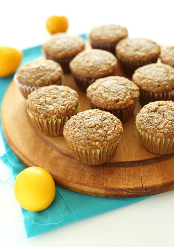 Vegan Lemon Poppy Seed Muffins Minimalist Baker Recipes