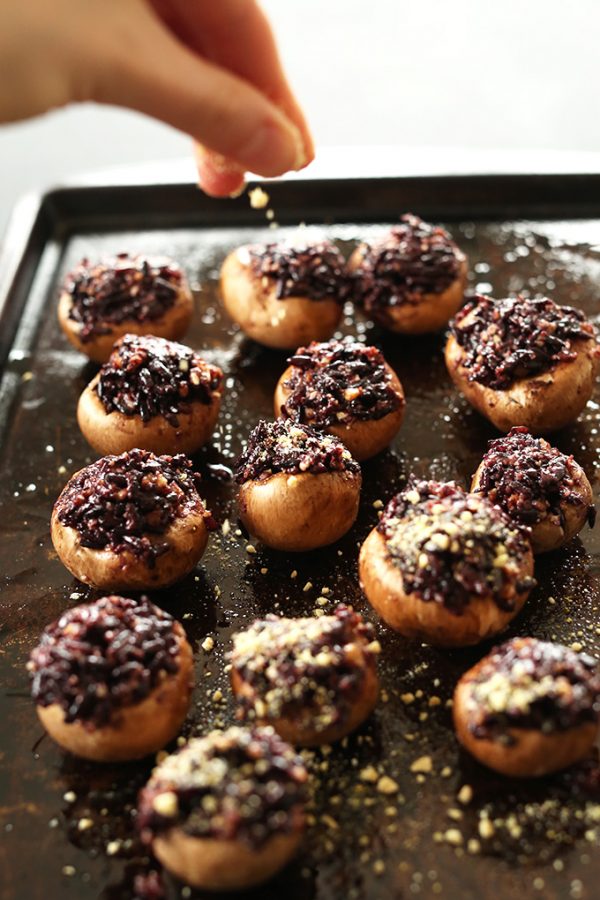 stuffed mushrooms vegan