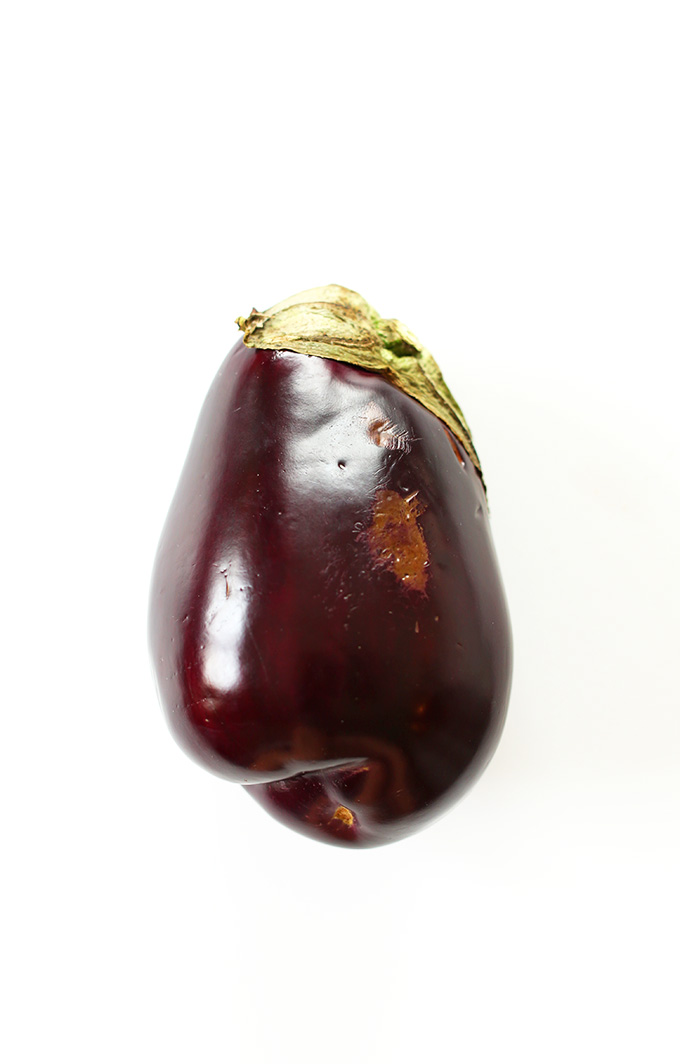 Eggplant for making vegan Mac n Cheese sauce