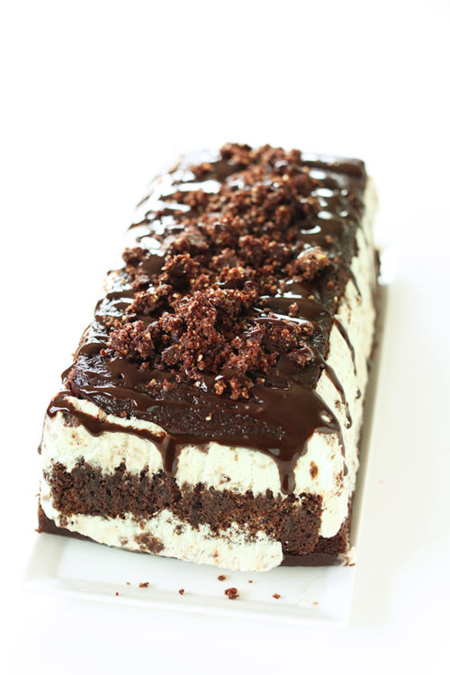 Vegan Chocolate Mint Ice Cream Cake for the ultimate birthday treat