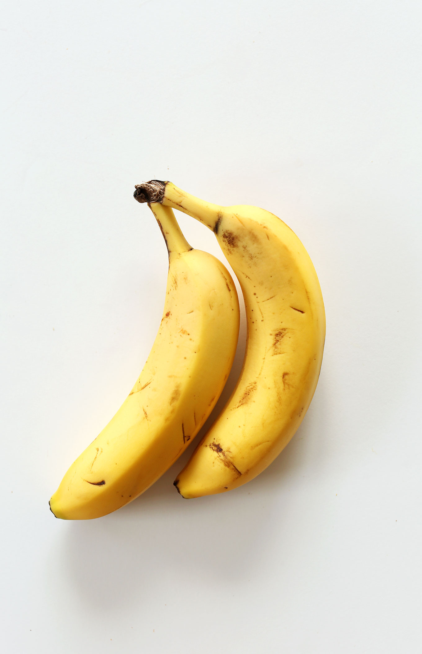 Ripe bananas for making homemade vegan Banana Bread Cinnamon Rolls