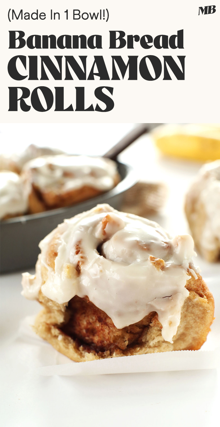 Banana Bread Cinnamon Rolls | Minimalist Baker Recipes