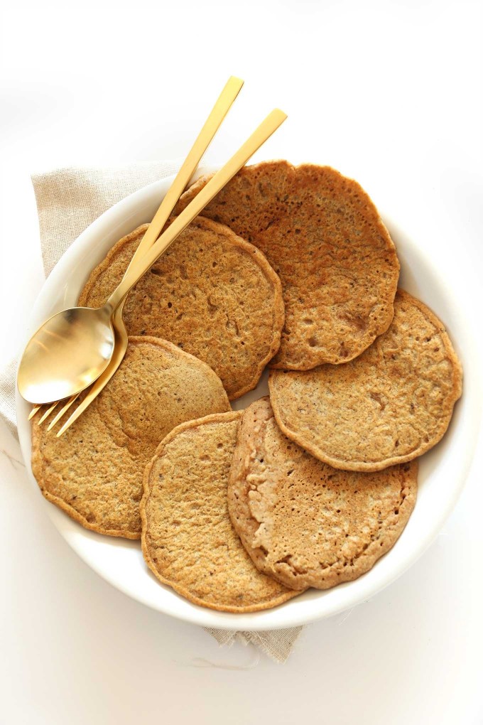 Whole-Grain Vegan Pancakes | Minimalist Baker Recipes