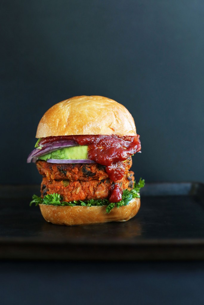 Sweet Potato Black Bean Burger | Minimalist Baker Recipes