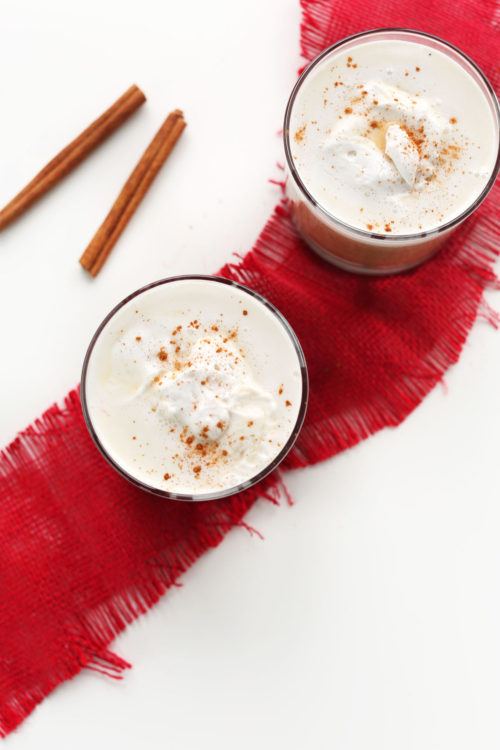 Glasses of our fast and delicious Vegan Chai Latte recipe