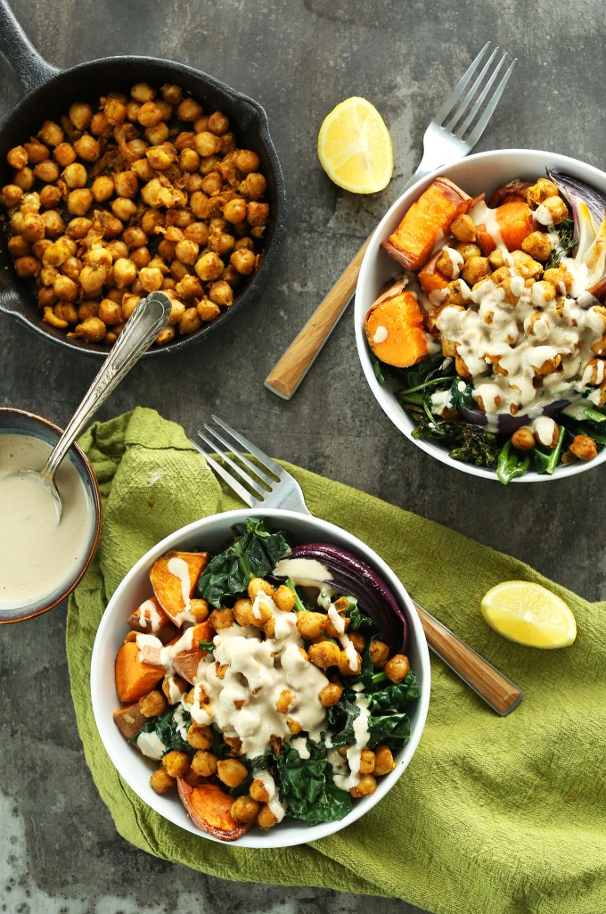 Sweet Potato Chickpea Buddha Bowl | Minimalist Baker Recipes