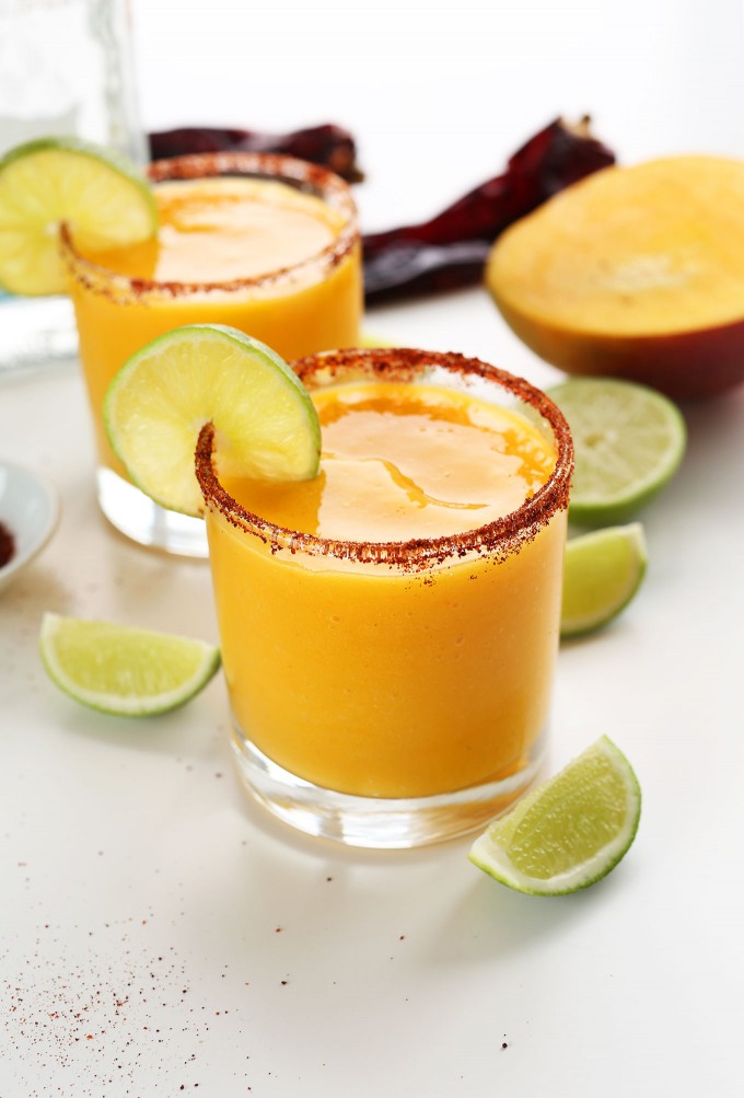 Chili Lime Mango Margaritas | Minimalist Baker Recipes