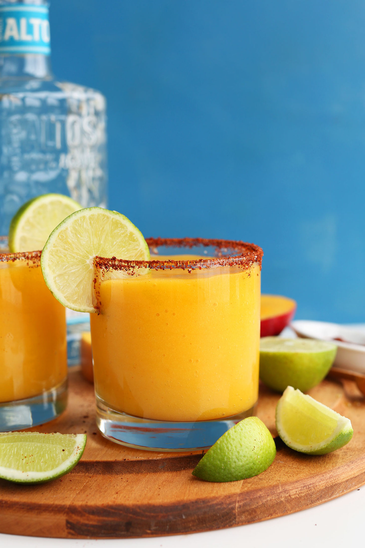Chili Lime Mango Margaritas | Minimalist Baker Recipes