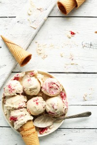 Raspberry Ripple Ice Cream | Minimalist Baker Recipes