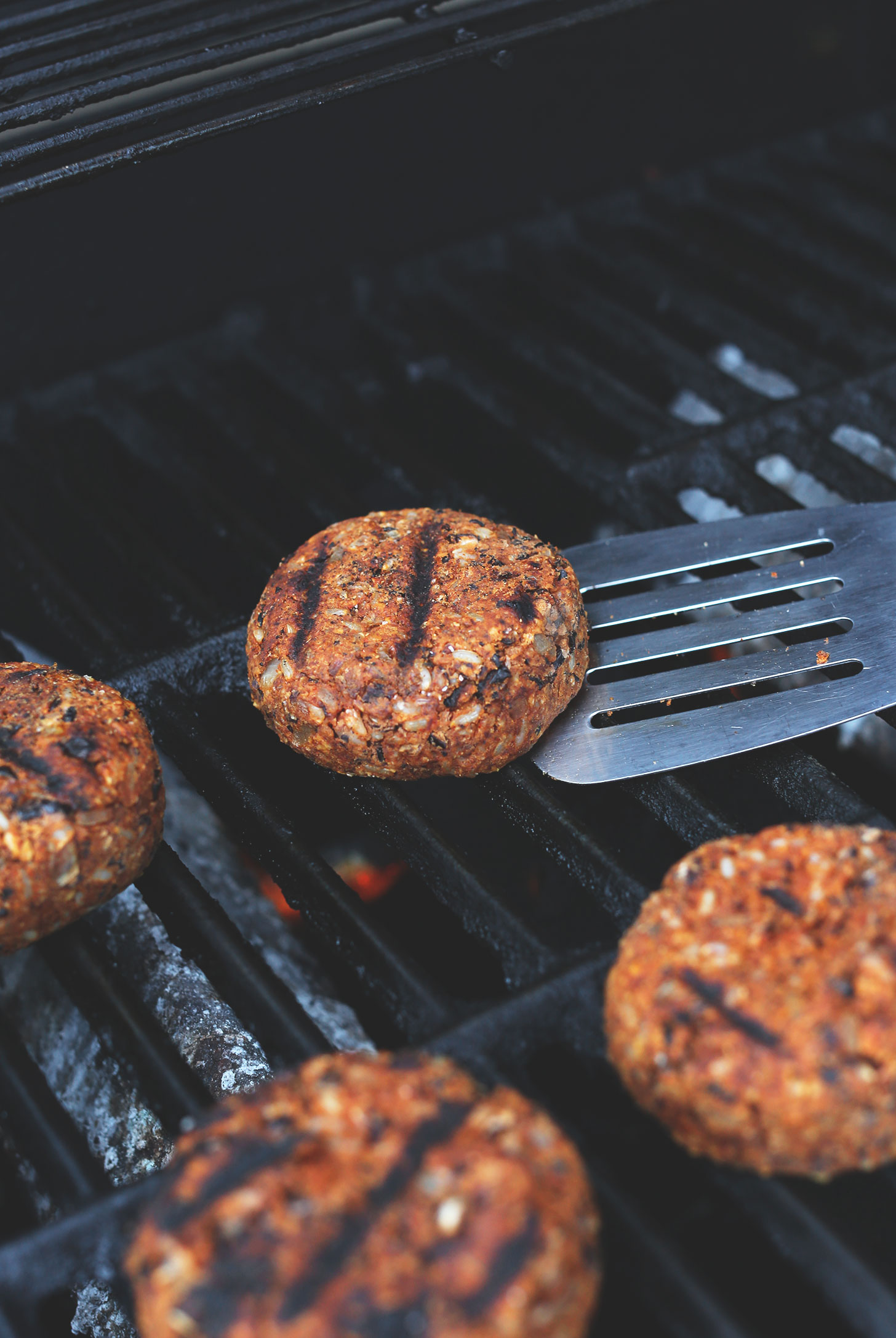 Grilling flavorful Veggie Burgers for a vegan summertime meal
