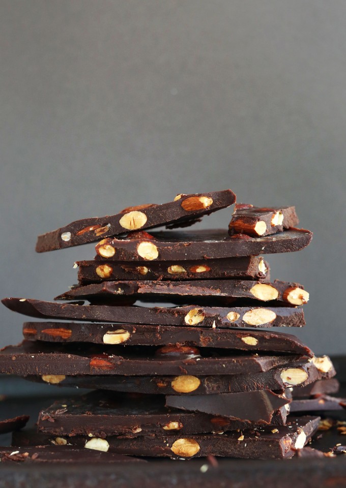 Dark Chocolate Almond Bars Minimalist Baker Recipes