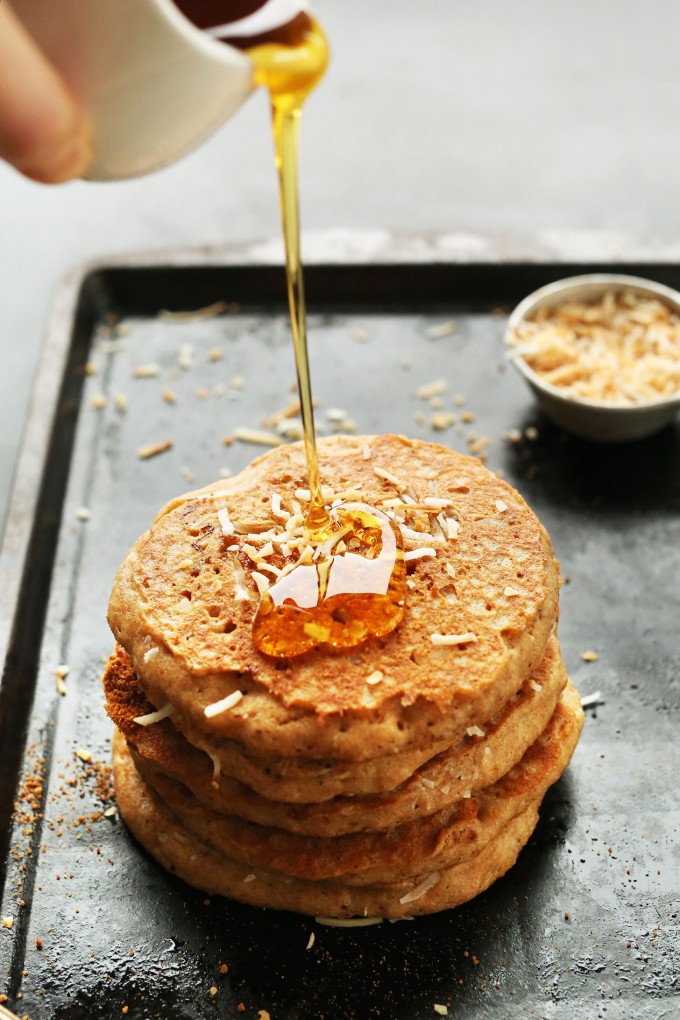 Toasted Coconut Pancakes Minimalist Baker Recipes