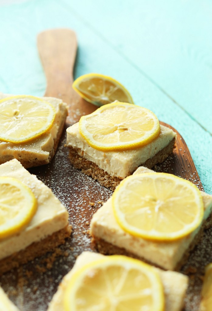 Creamy Vegan Lemon Bars (GF) | Minimalist Baker Recipes