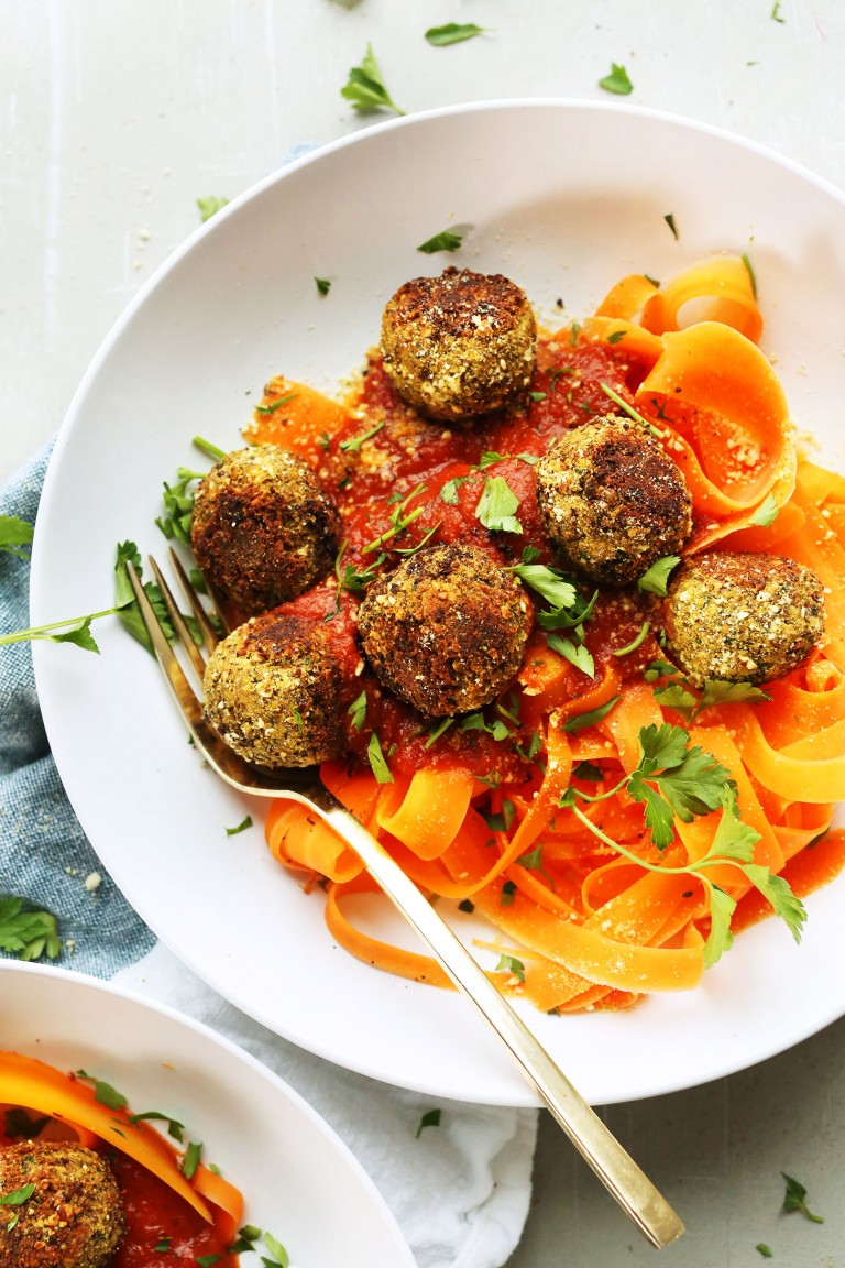 Easy Lentil Meatballs (Vegan + GF) | Minimalist Baker Recipes