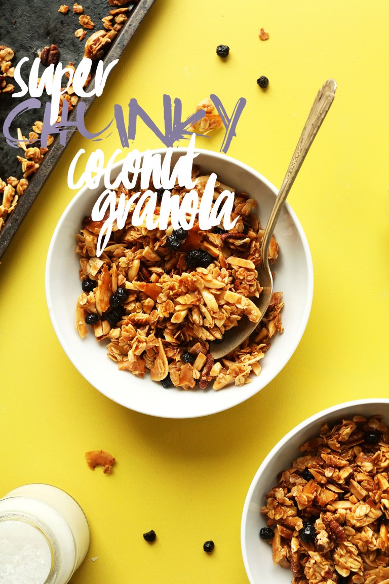 Super Chunky Coconut Granola Minimalist Baker Recipes 6436