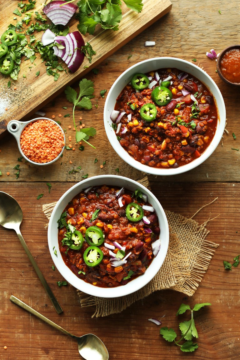 1-Pot Red Lentil Chili | Minimalist Baker Recipes