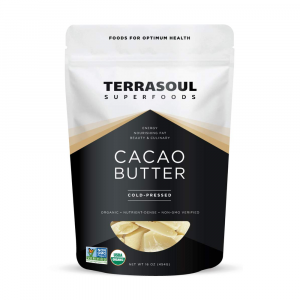 Our favorite cacao butter for homemade chocolate bars and baking