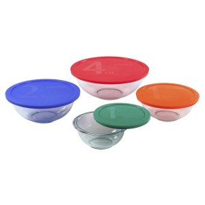 Our favorite glass mixing bowl set
