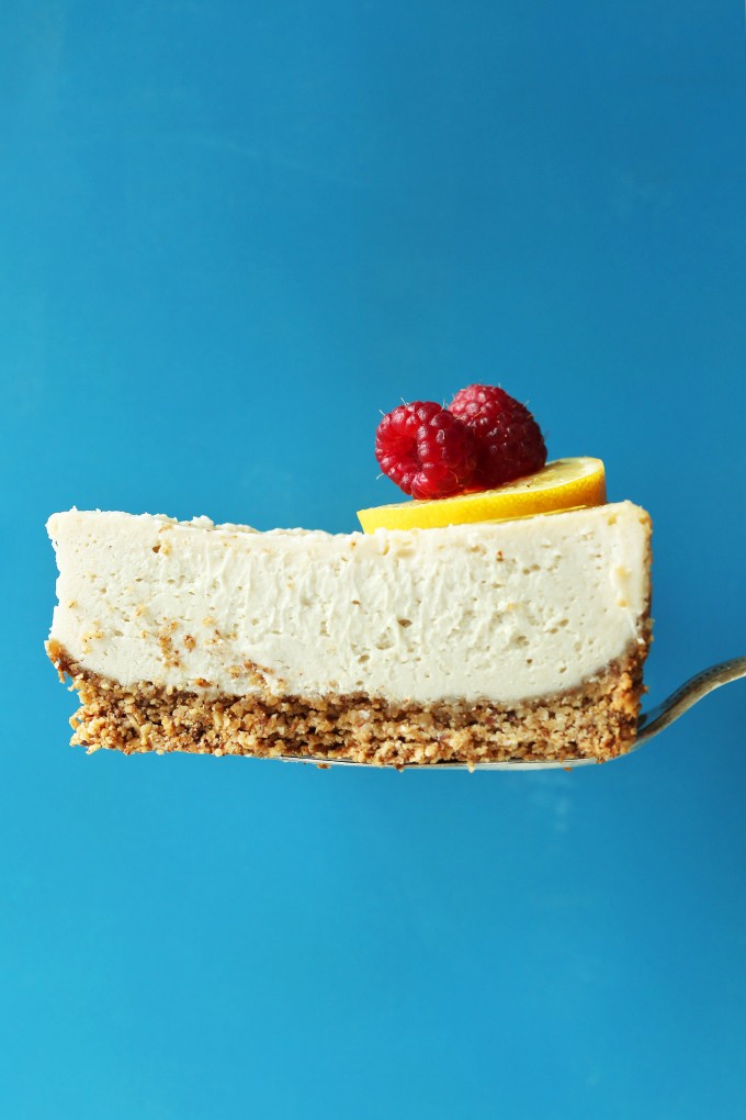 Easy Baked Cheesecake Vegan Gf Minimalist Baker Recipes