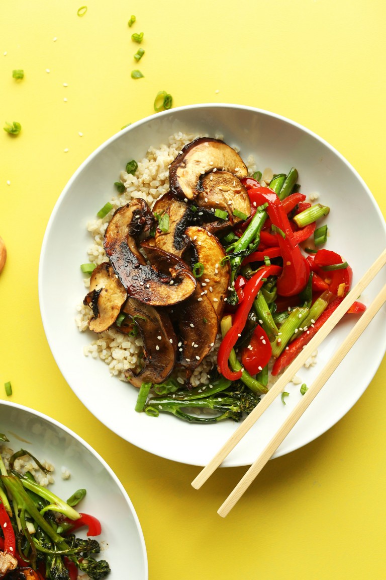 Portobello Mushroom Stir Fry | Minimalist Baker Recipes