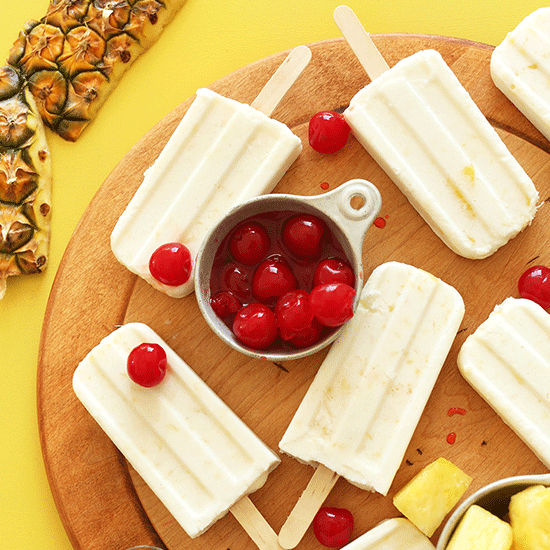 Piña Colada Popsicles