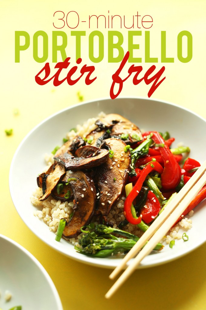 Portobello Mushroom Stir Fry Minimalist Baker Recipes