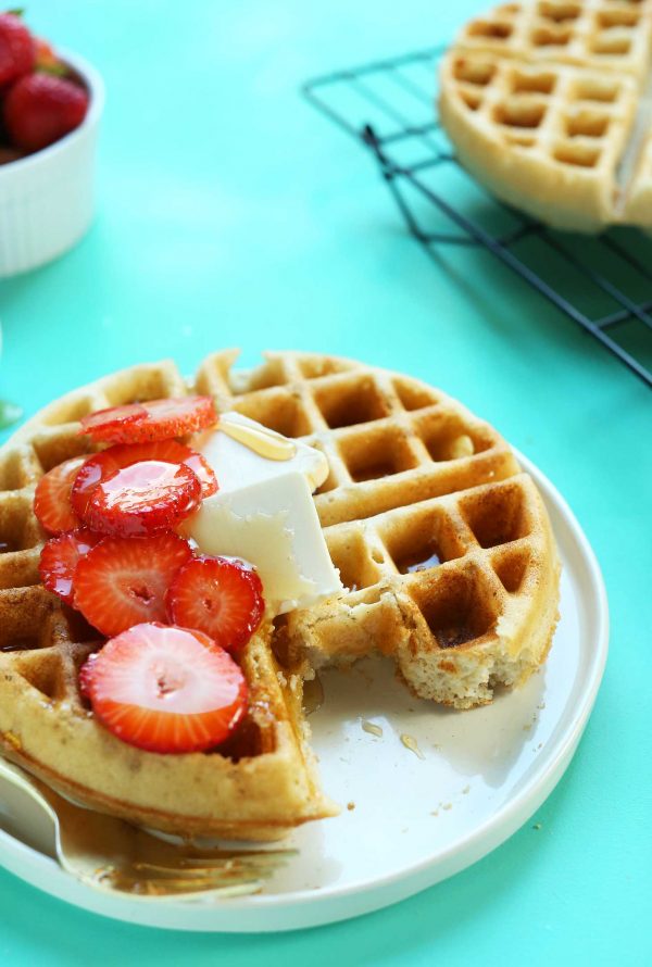 The Best Vegan Gluten-Free Waffles | Minimalist Baker Recipes