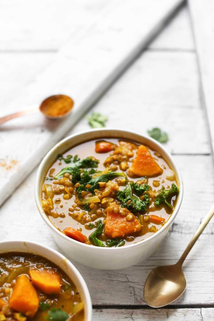 Curry Soup With Lentils And Potato (1-Pot!) | Minimalist Baker Recipes