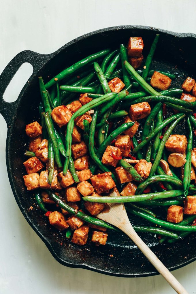 Healthy Almond Butter Tofu Stir-Fry | Minimalist Baker Recipes