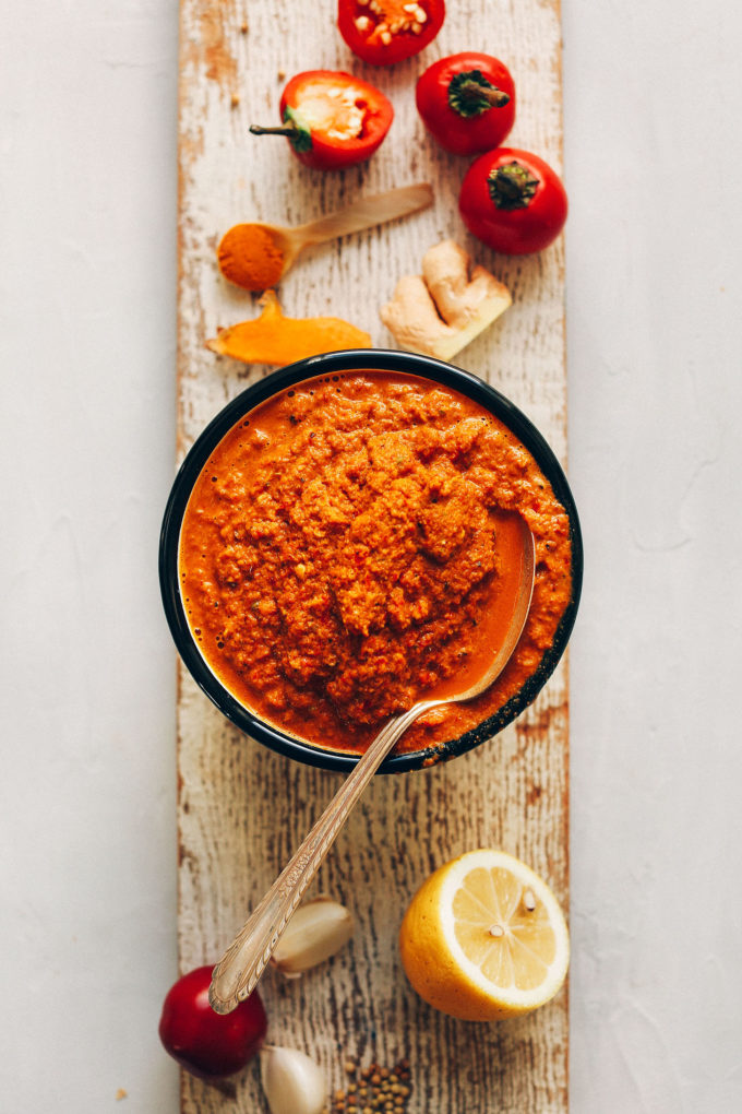 Easy DIY Red Curry Paste 10 Minutes 1 Food Processor Or Blender BIG Flavor Vegan Glutenfree Curry Recipe Sauce Delicious 680x1020 