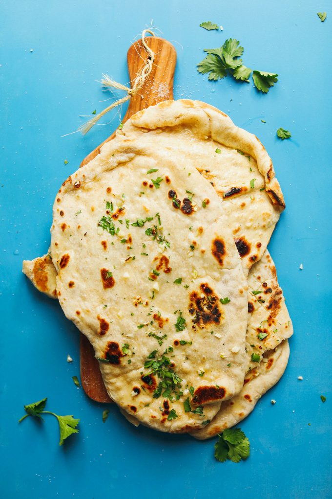 Easy Vegan Naan