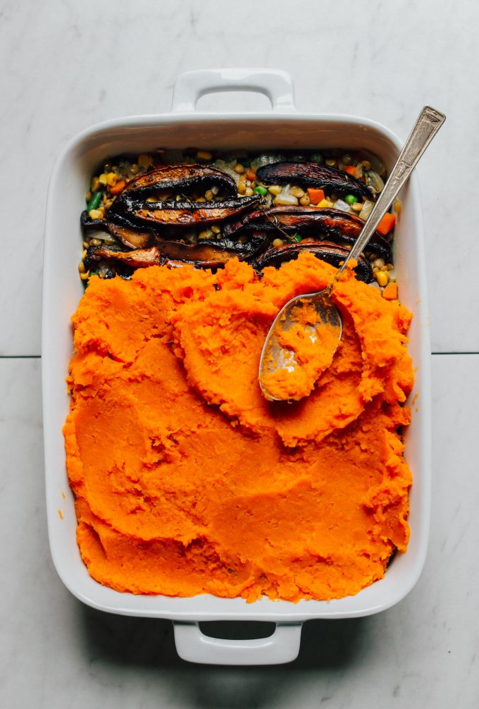 Lentil & Sweet Potato Shepherd's Pie