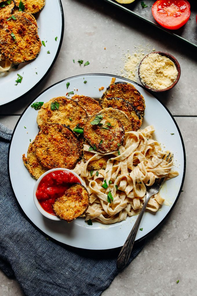 Crispy Gluten-Free Eggplant Parmesan