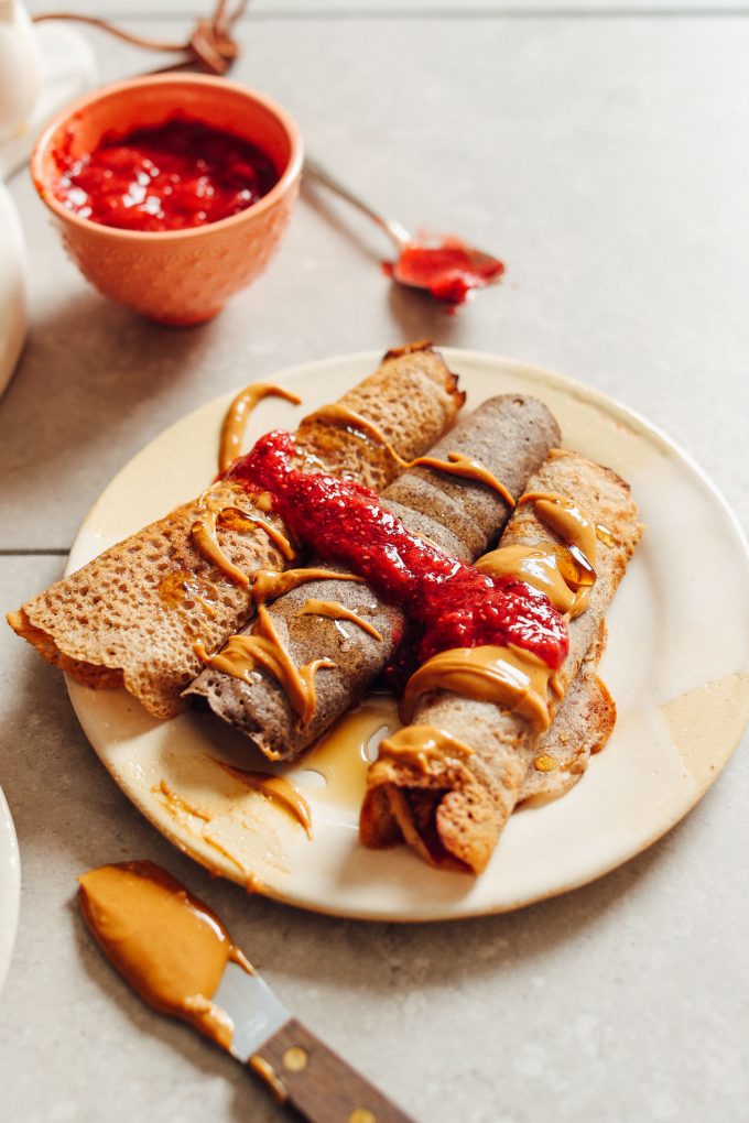 5-Ingredient Buckwheat Crepes