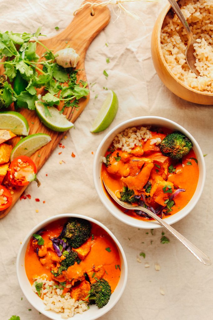 Rich Red Curry with Roasted Vegetables | Minimalist Baker Recipes