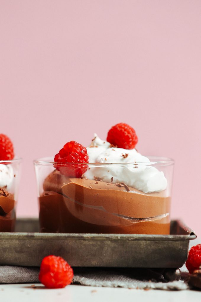 Naturally-Sweetened Vegan Chocolate Mousse