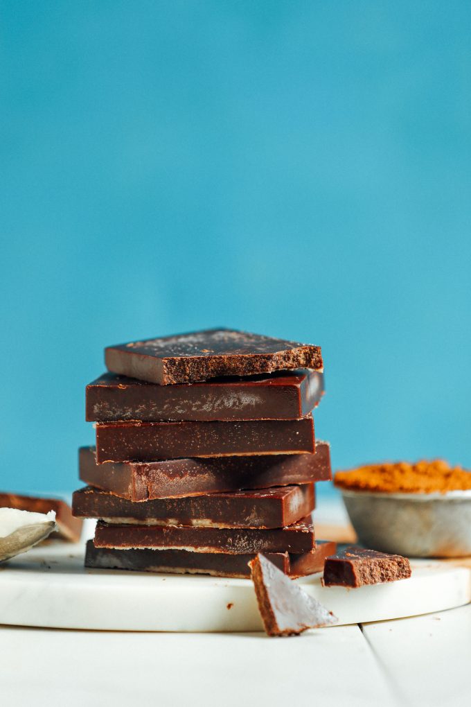 SugarFree Carob Bars Minimalist Baker Recipes